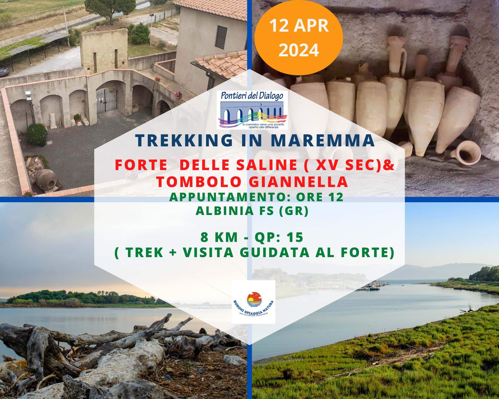 Trekking - Forte delle Saline e Giannella- visita esclusiva al Forte