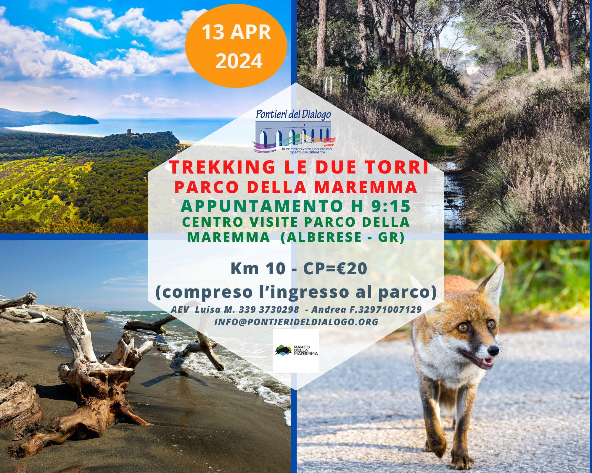 Trekking le due Torri Parco della Maremma